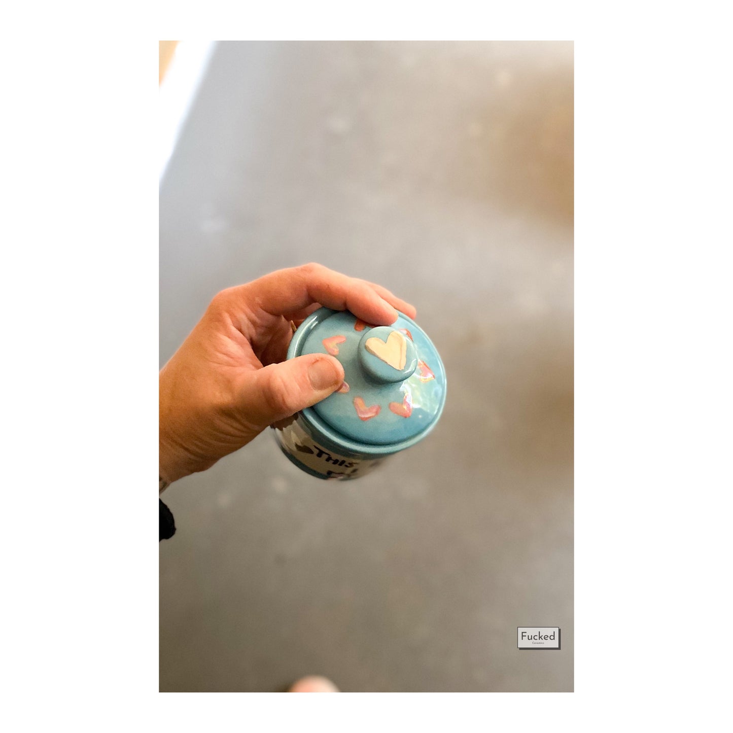 Jar with Lid - “This is where I store my shit”