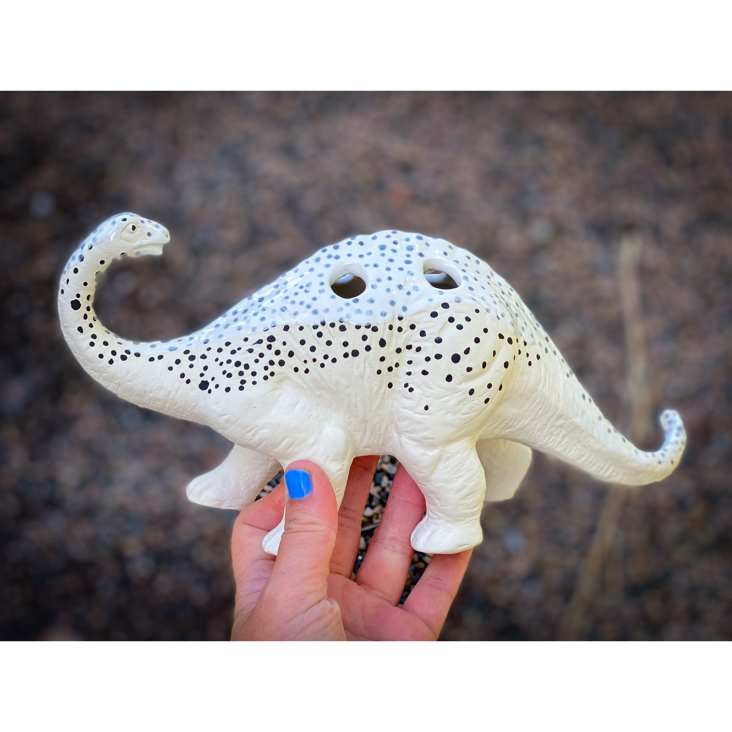 Toothbrush Holder - Dinosaur - Spotted