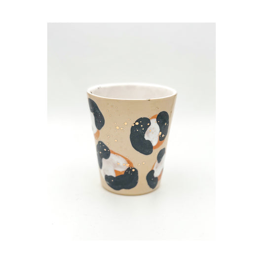 Leopard Mug - 24k Gold Splash