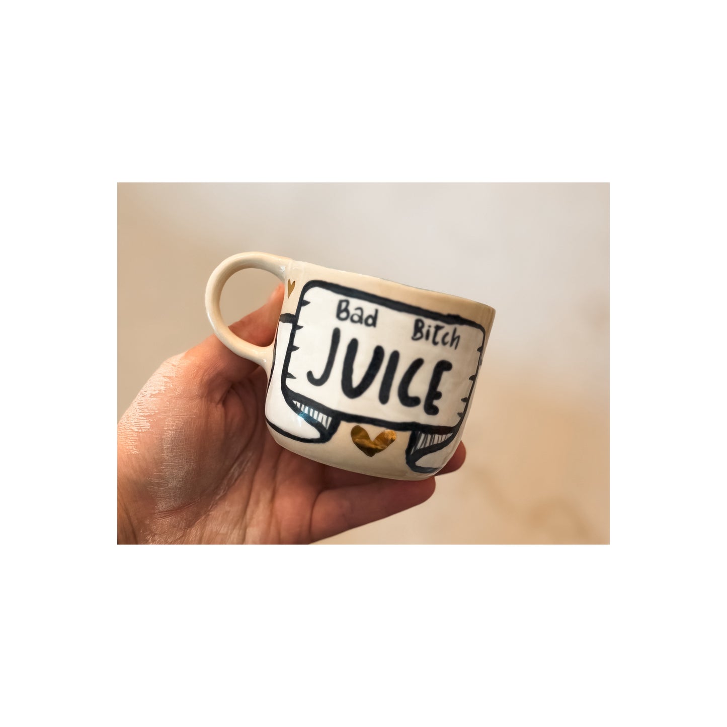 Bad Bitch Juice Mug - 24k gold